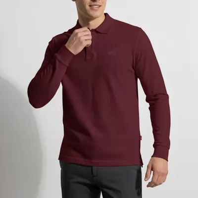 POLO A MANCHES DEPART HOMMES BORDEAU